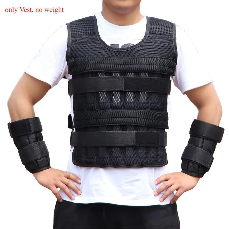 Crossfit Weight Vest - 조절 가능한 30kg 로딩 웨이트 조끼,